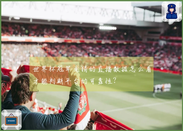 世界杯冠军竞猜的直播数据怎么看才能判断平台的可靠性？
